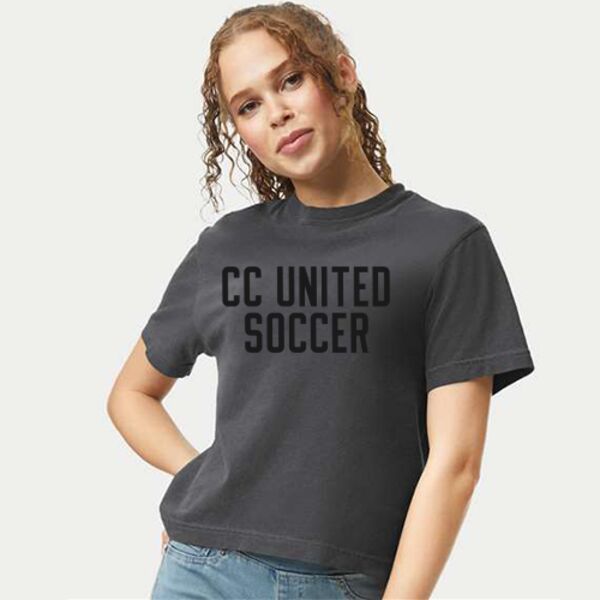 Women's Garment Dyed Heavyweight Boxy T-Shirt Thumbnail