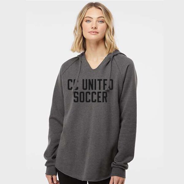 Women’s Lightweight California Wave Wash Hooded Sweatshirt Thumbnail
